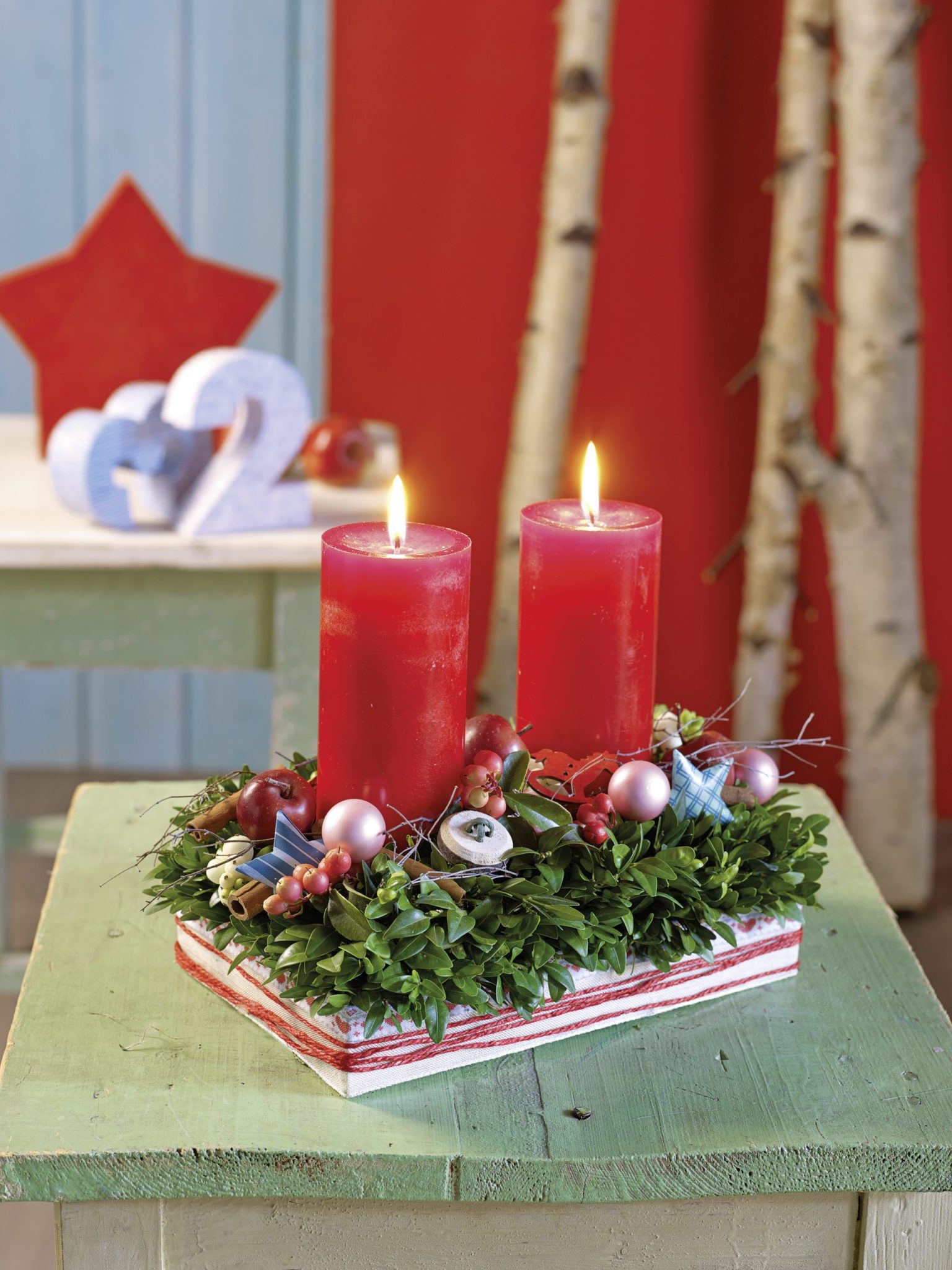 Floral OASIS mit - Weihnachtsdeko Kitschfaktor